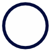 Círculo blanco con azul